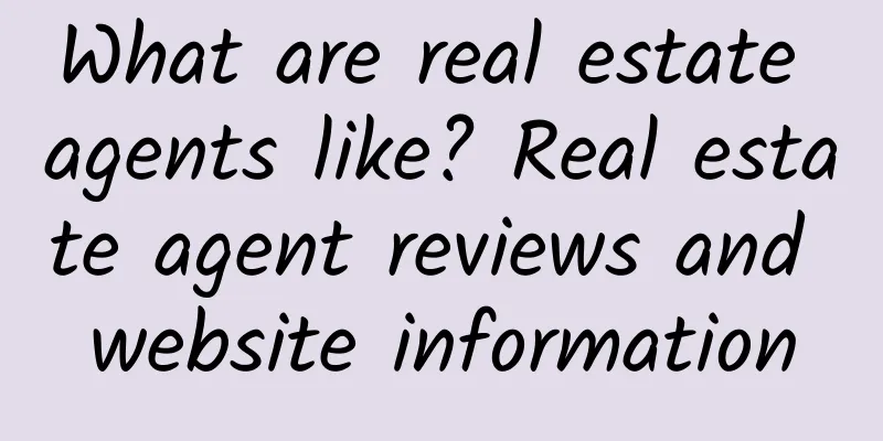 What are real estate agents like? Real estate agent reviews and website information