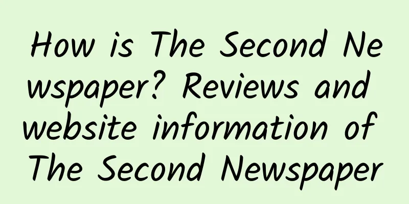 How is The Second Newspaper? Reviews and website information of The Second Newspaper