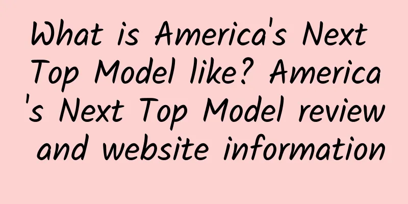 What is America's Next Top Model like? America's Next Top Model review and website information