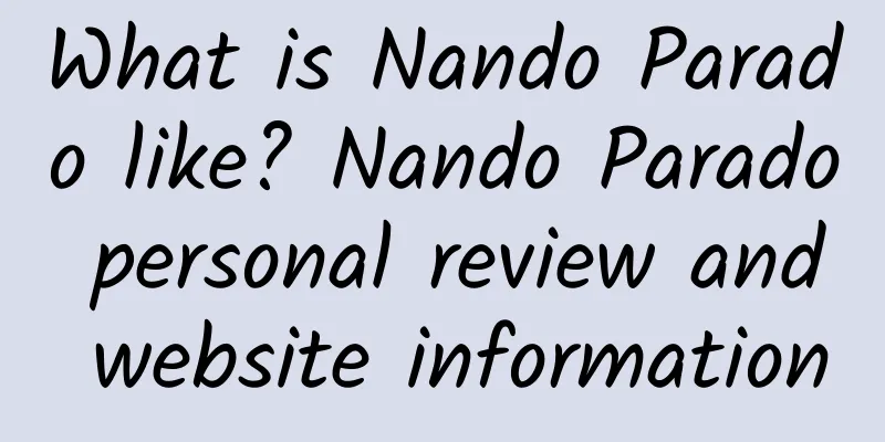 What is Nando Parado like? Nando Parado personal review and website information