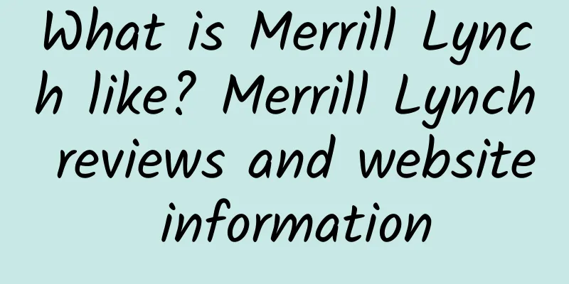 What is Merrill Lynch like? Merrill Lynch reviews and website information