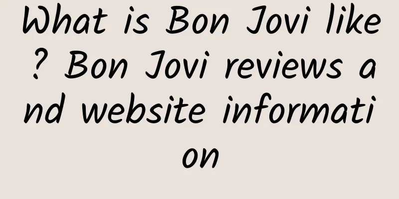 What is Bon Jovi like? Bon Jovi reviews and website information