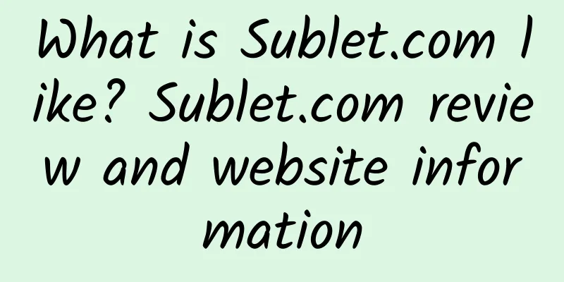 What is Sublet.com like? Sublet.com review and website information