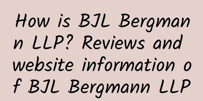 How is BJL Bergmann LLP? Reviews and website information of BJL Bergmann LLP