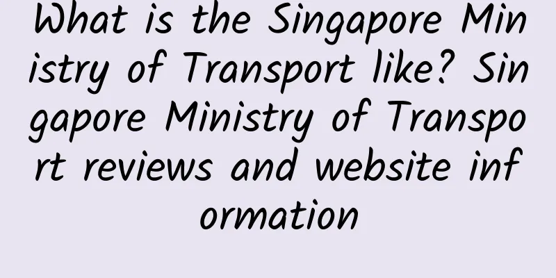 What is the Singapore Ministry of Transport like? Singapore Ministry of Transport reviews and website information
