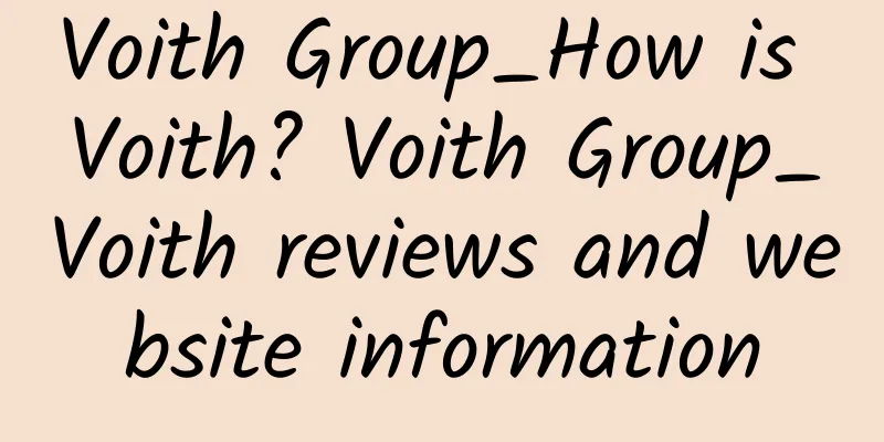 Voith Group_How is Voith? Voith Group_Voith reviews and website information