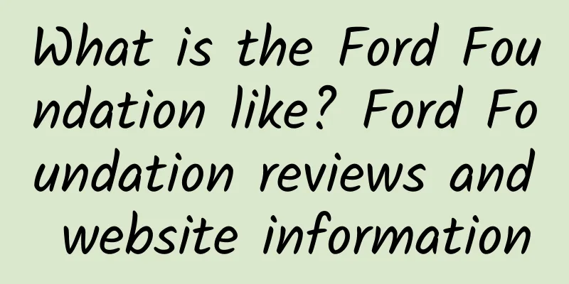What is the Ford Foundation like? Ford Foundation reviews and website information