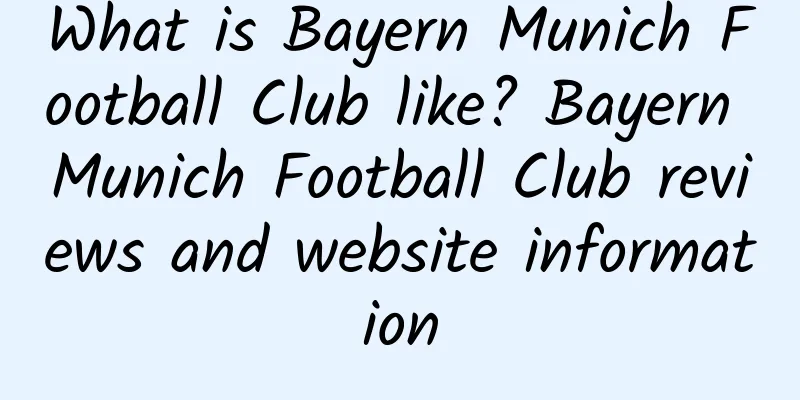 What is Bayern Munich Football Club like? Bayern Munich Football Club reviews and website information