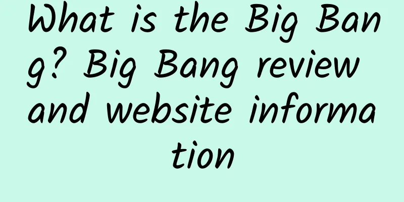 What is the Big Bang? Big Bang review and website information