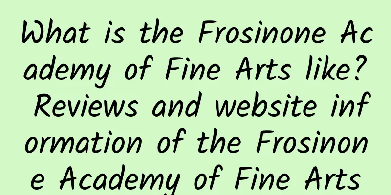 What is the Frosinone Academy of Fine Arts like? Reviews and website information of the Frosinone Academy of Fine Arts