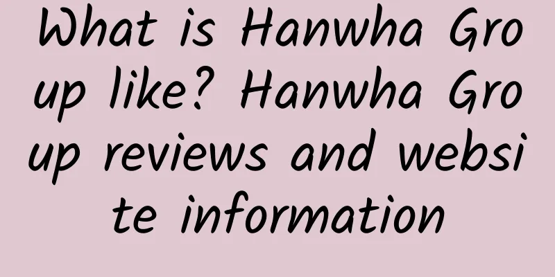 What is Hanwha Group like? Hanwha Group reviews and website information
