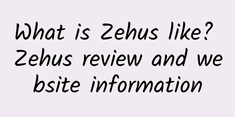 What is Zehus like? Zehus review and website information