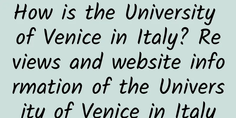 How is the University of Venice in Italy? Reviews and website information of the University of Venice in Italy