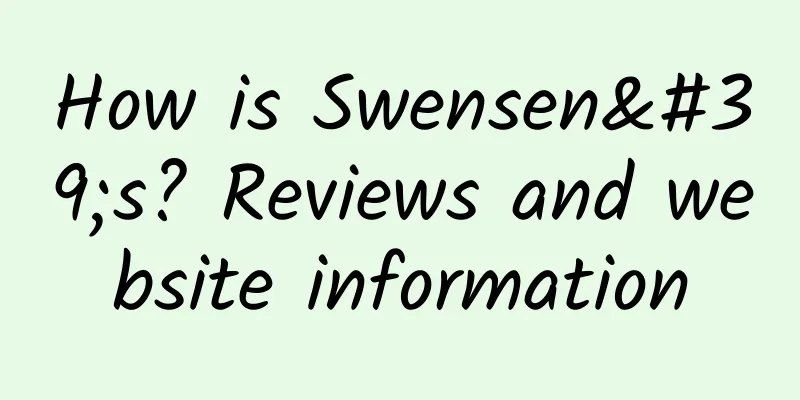 How is Swensen's? Reviews and website information