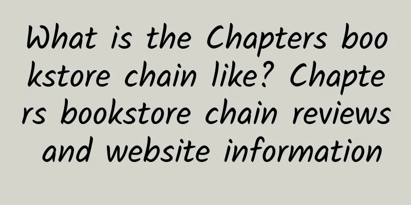 What is the Chapters bookstore chain like? Chapters bookstore chain reviews and website information