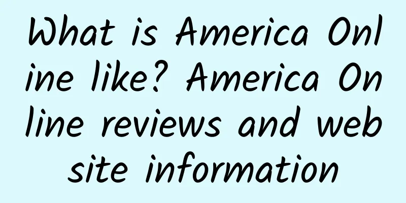 What is America Online like? America Online reviews and website information