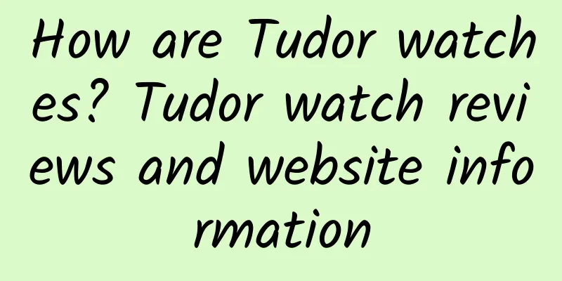 How are Tudor watches? Tudor watch reviews and website information