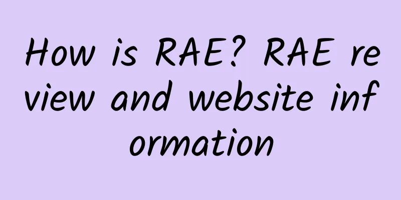 How is RAE? RAE review and website information