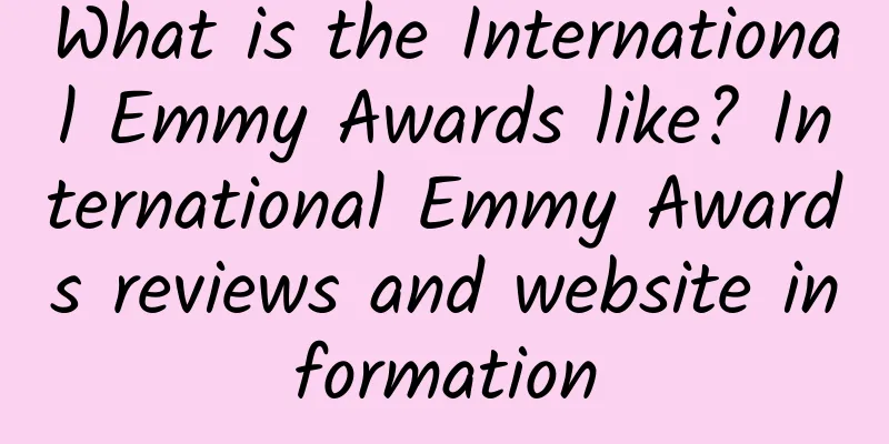 What is the International Emmy Awards like? International Emmy Awards reviews and website information