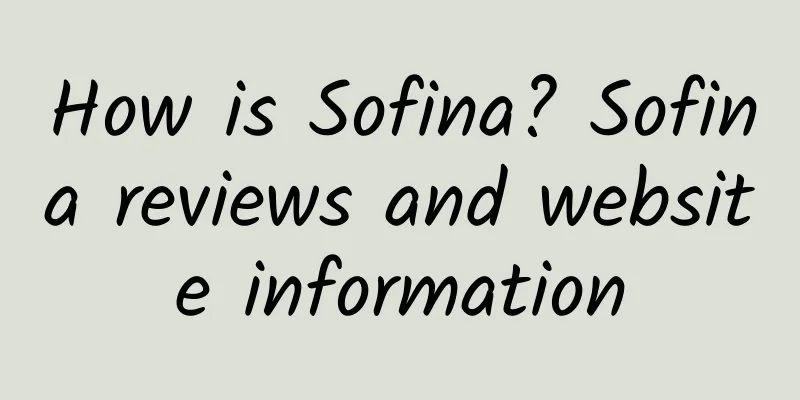 How is Sofina? Sofina reviews and website information