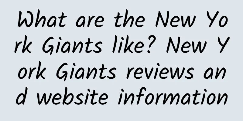 What are the New York Giants like? New York Giants reviews and website information