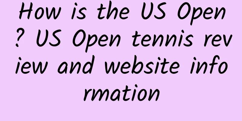 How is the US Open? US Open tennis review and website information