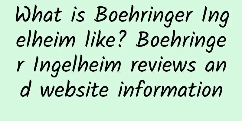 What is Boehringer Ingelheim like? Boehringer Ingelheim reviews and website information
