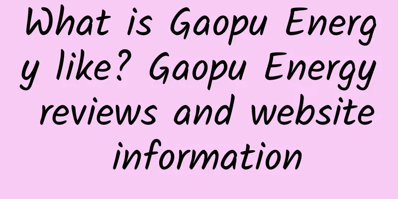 What is Gaopu Energy like? Gaopu Energy reviews and website information