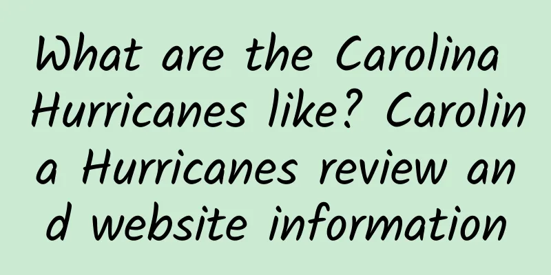 What are the Carolina Hurricanes like? Carolina Hurricanes review and website information