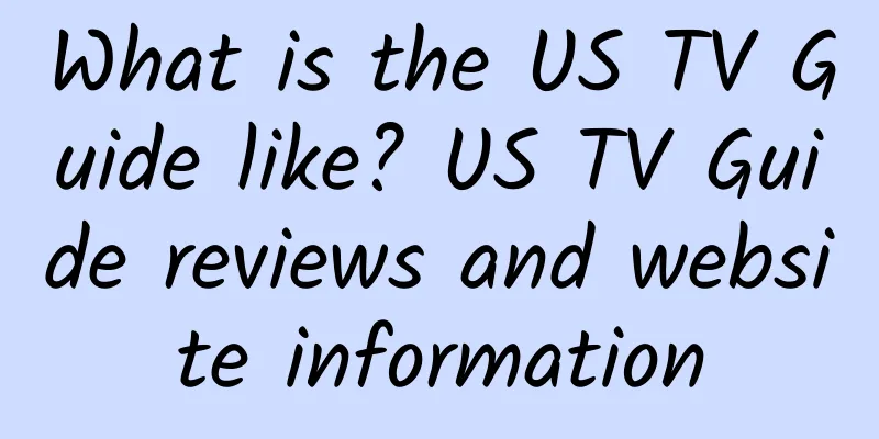 What is the US TV Guide like? US TV Guide reviews and website information