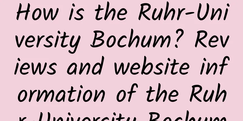 How is the Ruhr-University Bochum? Reviews and website information of the Ruhr-University Bochum