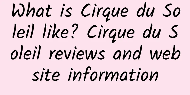 What is Cirque du Soleil like? Cirque du Soleil reviews and website information