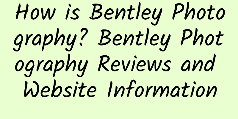 How is Bentley Photography? Bentley Photography Reviews and Website Information