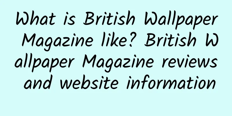 What is British Wallpaper Magazine like? British Wallpaper Magazine reviews and website information