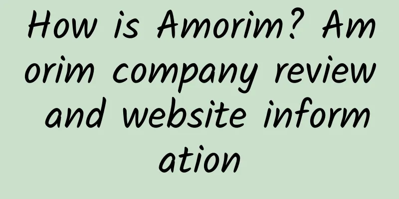 How is Amorim? Amorim company review and website information