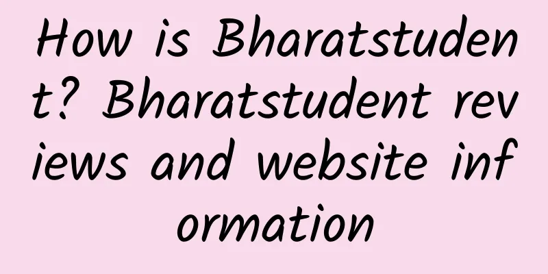 How is Bharatstudent? Bharatstudent reviews and website information