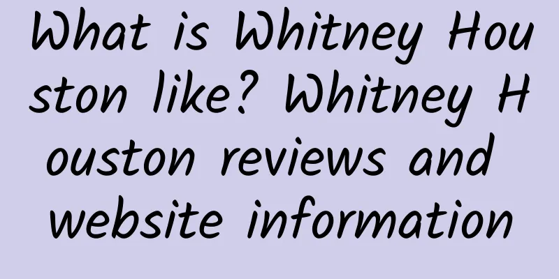 What is Whitney Houston like? Whitney Houston reviews and website information