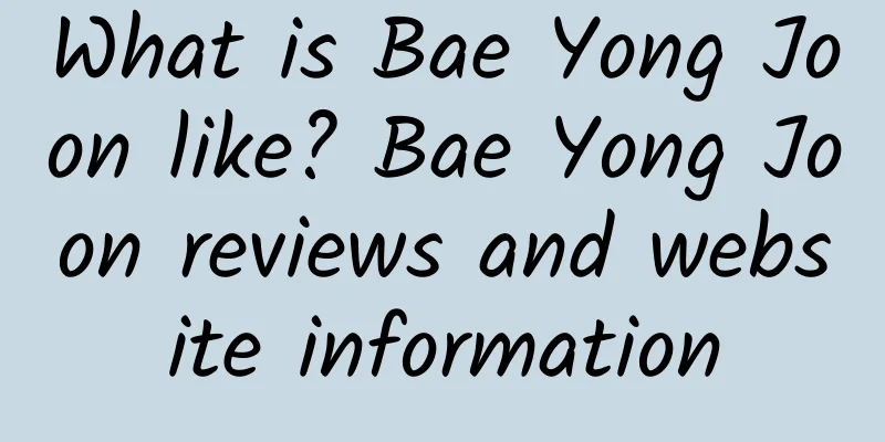 What is Bae Yong Joon like? Bae Yong Joon reviews and website information