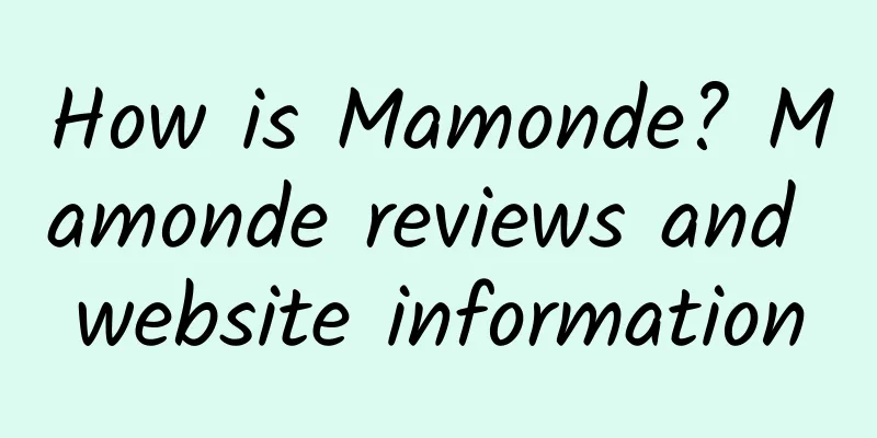 How is Mamonde? Mamonde reviews and website information