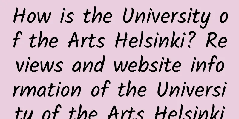 How is the University of the Arts Helsinki? Reviews and website information of the University of the Arts Helsinki