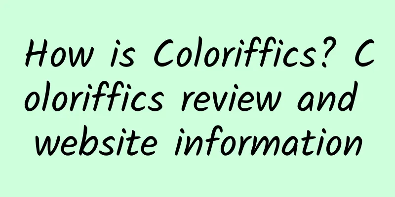 How is Coloriffics? Coloriffics review and website information