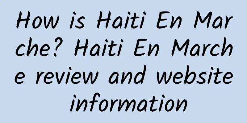 How is Haiti En Marche? Haiti En Marche review and website information