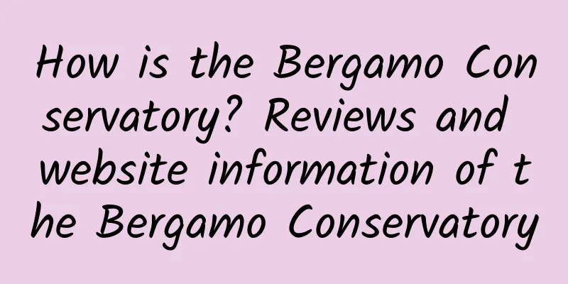 How is the Bergamo Conservatory? Reviews and website information of the Bergamo Conservatory