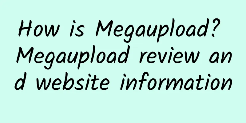 How is Megaupload? Megaupload review and website information