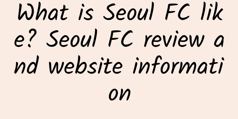 What is Seoul FC like? Seoul FC review and website information