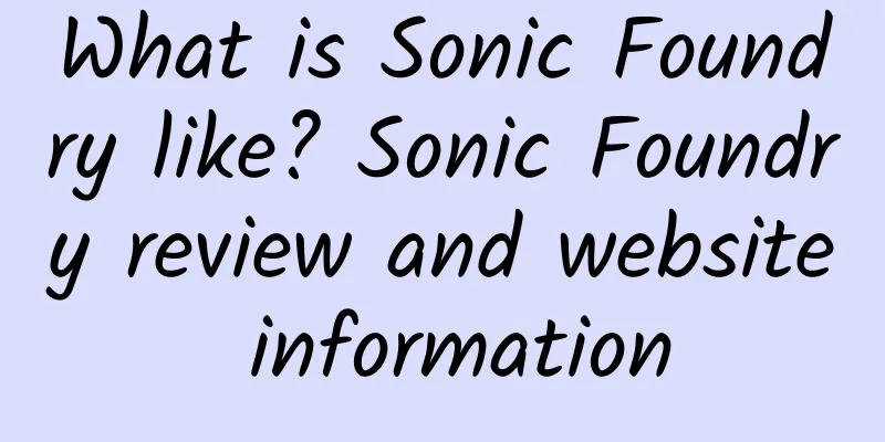 What is Sonic Foundry like? Sonic Foundry review and website information
