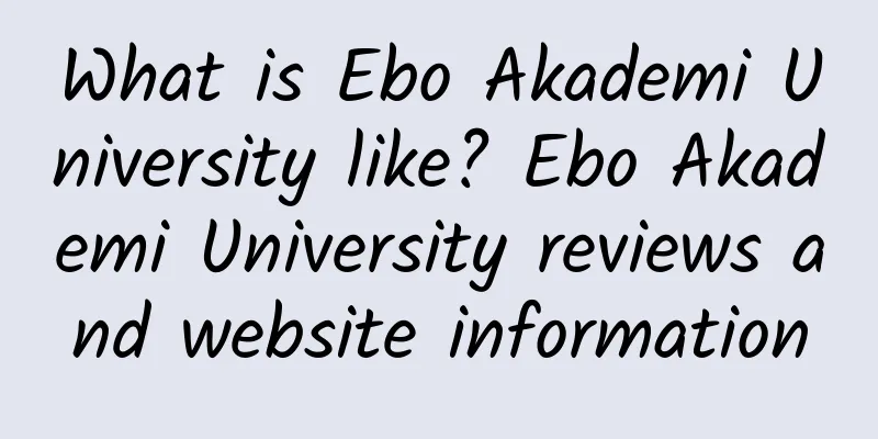 What is Ebo Akademi University like? Ebo Akademi University reviews and website information