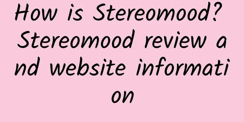 How is Stereomood? Stereomood review and website information