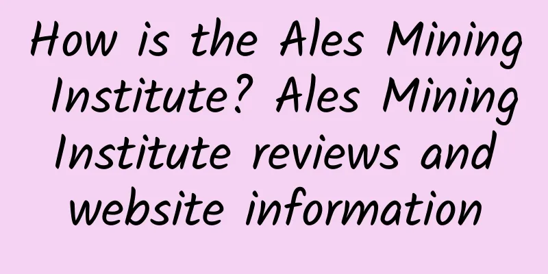 How is the Ales Mining Institute? Ales Mining Institute reviews and website information