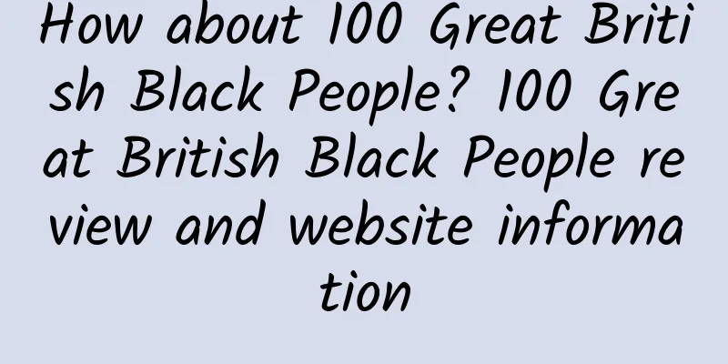 How about 100 Great British Black People? 100 Great British Black People review and website information